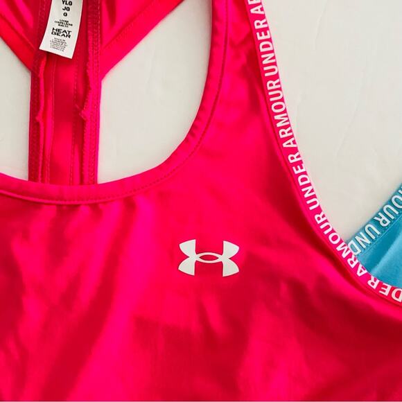 Under Armour | Racer Back Loose Fit Logo Trim Tank Top Bundle NWT L - Picture 6 of 10